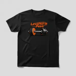 Camiseta deportiva levantalapesa